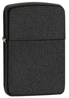 Zippo 1941 Replica Lighter, Black Crackle