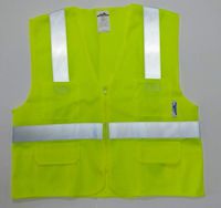High Visibility 2 Pocket Safety Shirt Reflective NEW TCSV1 YELLOW Large