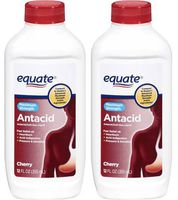 Equate - Antacid/Anti-Gas Liquid - Maximum Strength, Cherry Flavor, 12 fl oz (Pack of 2)