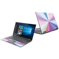 Mightyskins Skin Compatible with Lenovo Yoga 730 15" (2018) - Rainbow Zoom | Protective, Durable, and Unique Vinyl Decal Wrap Cover | Easy to Apply, Remove, and Change Styles | Made in The USA