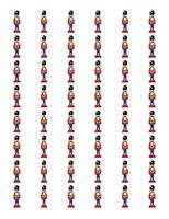 tkcutecandies123 48 Christmas Nutcracker Envelope Seals Labels Stickers 1.2" Round