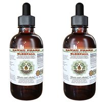 SLEEPALL - Non-Alcohol HawaiiPharm's Fast Acting Liquid Sleep Aid Natural Premium Herbal Extract Sleep Support Much More Powerful Than a Capsules or Tablets 2x4 oz