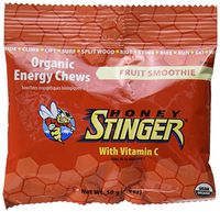 Honey Stinger Organic Energy Chews, Fruit Smoothie, 1.8-Ounce Bags (Pack of 12)