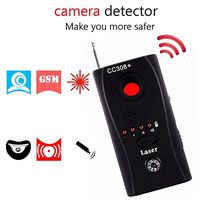 Wireless Detector for Anti Spy Hidden Camera, Adjustable Detection Sensitivity Signal Bug RF Finder, GSM Voice Device Lens Detector