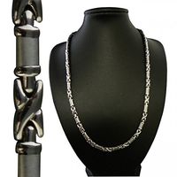 Magnetic Therapy Necklaces Silver X-Tangle Design