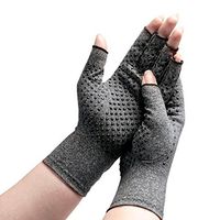 Arthritis Gloves, Open Finger Hand Gloves Provide Arthritic Joint Pain Symptom Relief for Men and Women