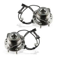 MOSTPLUS Wheel Bearing Hub Front Wheel Hub and Bearing Assembly 513188X2 for Ascender, Bravada, Envoy, Rainer, Trailblazer With ABS 6 Lug (Set of 2)