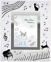 Gentie Ornament frame Black Cat "Music" G-3462BK