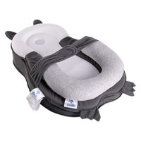 BESTLA Portable Baby Lounger Head Support Baby Bed Mattress Lounger for Newborn