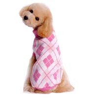 Howstar Puppy Sweater, Pet Classic Warm Clothing Knitted Soft Sweatshirt Clothes (Pink, XXS)