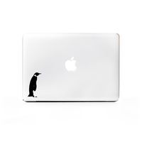 (2X) StickAny Laptop Series Penguin Sticker for MacBook Pro, Chromebook, Surface Pro, and More (Black)