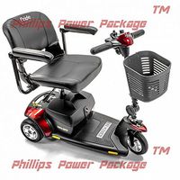 Go-Go Elite Traveller 3-Wheel - Pride Mobility - PHILLIPS POWER PACKAGE TM - TO $500 VALUE