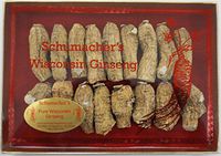 Schumacher Ginseng's Pure Wisconsin Ginseng Short/Large 4 Ounce Gift Box