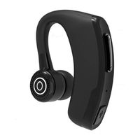 GXSLKWL Handsfree Business Bluetooth Earphone with Mic Voice Control Headset Wireless Bluetooth Headphones for Phone (Color : Black)
