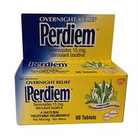 Perdiem Overnight Relief Pill Formula Tablets, 60 Ea (Pack of 6)