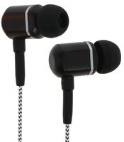 Symphonized MTRX 2.0 Premium Genuine Wood in-Ear Noise-isolating Headphones, Earbuds, Earphones with Innovative Shield Technology Cable, Mic and Volume Control (Silver)