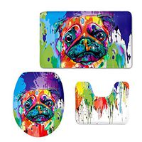 Showudesigns U-Shaped Overcoat WC Cover Home Decor Bathroom Toilet Mats Closestool