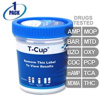MiCare [1pk] - 12-Panel Multi Drug Test Cup (AMP/BAR/BZO/COC/mAMP/MDMA/MOP/MTD/OXY/PCP/TCA/THC) #MI-TDOA-7125