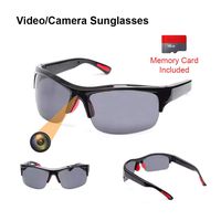 Sunglasses Camera 1080P Spy Video Glasses Anti Glare & UV Protection Eyewear for Sports,Riding,Fishing,Motorcycle (Black)