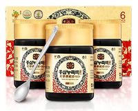 [Gangwoninsam] Korean Red Ginseng Extract Gold – Contain 100% 6 Year Korean Red Ginseng Extract, Healthy Korean Food, Gift Set (3 x 1.76 oz)