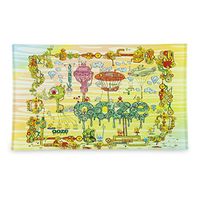 Ooze - Shatter Resistant Premium Glass Rolling Tray - (10.5x6.5x1) - The Works (Medium) - Indestructible Rolling Tray