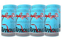 Renova blue paper towels (pack of 8) by Market Makers Distribution, 8 XL kitchen rolls, 8 mega rolls