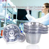 Angelhood 100PCS 15/50ml Urine Cups，Urine Sample Test Collection Cup，Pregnancy Ovulation Testing Container Suitable for Early Pregnancy Testing