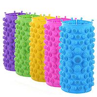 HEALLILY 5pcs Foot Massage Mat Reflexology Circulation Acupressure Mat Pad for Plantar Fasciitis Heel Arch Pain