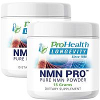 ProHealth NMN Powder 2-Pack (15 Grams per jar) Nicotinamide Mononucleotide | NAD+ Precursor | Supports Anti-Aging, Longevity and Energy | Non-GMO