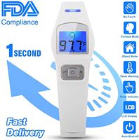 Forehead Thermometer, Digital Infrared Thermometer Non-Contact Ear Thermometer Professional Medical Thermometer Body Infants Accurate Reading with LCD Backlight Display for Baby Kids Children Adults