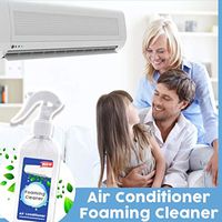 Air Conditioner Foaming Cleaner All-Purpose Spray Household Stain Dry Remover Spray, Rinse-Free Cleansing Spray, Waterless Clothing Cleansing Foam, Powerful
