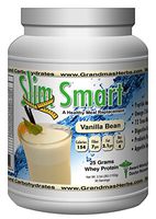 Slim Smart - Vanilla Bean, 25 Grams of Organic Clean Protein Per Serving (30 Servings)