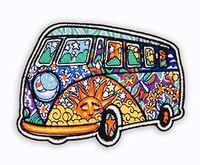 Bus Embroidered Patch 7.6cmx5.6cm