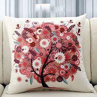 Qi Peng Pillow Cushion Cartoon Pillow Bed Sofa Waist Car Waist Pillow Pillowcase Office Belt Waist Back Cushion Pillow (Color : H)