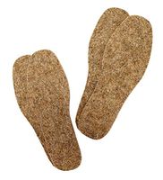 Felt Insoles for Men Natural Wool for Winter Shoes, Rain Boots & Outdoor Activities - Cozy & Warm for Cold and Wet Weather, Size 11M, 2 Pair in Pack