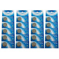 Eunicell CR2032 5004LC Lithium Blister Pack 3V 3 Volt Coin Cell Batteries (20 pcs)