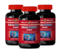 Colon Cleanse Natural - Colon Cleanse Complex - Licorice Root USA - 3 Bottles 270 Capsules