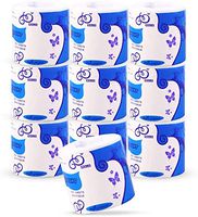 Rolls Toilet Paper,3 Ply White Toilet Tissue,Natural Wood Pulp Paper Roll for Toilet,Towels,Home,Kitchen,10 Rolls