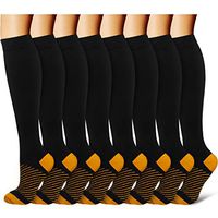 Copper Compression Socks Women & Men - Best for Running,Medical,Athletic Sports,Flight Travel, Pregnancy