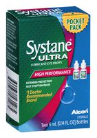 Systane Ultra Lubricant Eye Drops Pocket Pack 8 mL (Pack of 12)