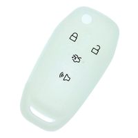 MonkeyJack 4BTN Silicone Key Cover Fob Protect Case for Ford F-150 2015-2016 Explorer 2013-2016 - Luminous
