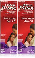 Children's Tylenol, Grape Splash Flavor - 4 oz. - 2 pk.