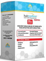 HairConfirm Hair Follicle Drug Test Kit, 7 Drugs Tested 90 Day Report (Express)