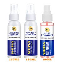 Multi-Purpose Rust Remover, Uscharm Anti-Rust Lubricant Multipurpose Rust & Iron Stain Remover Rust Removal Iron Stain Removal Toilet Stain Remover (White, 3 Pack)