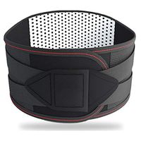 JDkilp Self-Heating Magnetic Belt,Warm Waist Protects The Stomach,relieves Soreness in The Lower Back, Lower Back Support Belt (Color : Black, Size : L)