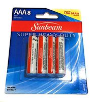 Sunbeam AAA Batteries - 1 Pack Total of 8 Batteries