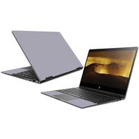 MightySkins Skin Compatible with HP Envy x360 Convertible 13" (2018) - Solid Gray | Protective, Durable, and Unique Vinyl Decal wrap Cover | Easy to Apply, Remove, and Change Styles | Made in The USA