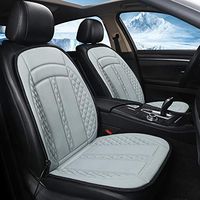 liangh Massager Seat Massage Chair Pad,Hip Back Neck Massager Pain Relief with Adjustable Heat Vibrating Functions for Home Office and Car,Grey