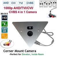 CCTV Spy Corner Mount Hidden Security Camera 700 TV Lines with 2.8mm Lens