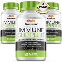 Immune Support Supplement Complete Immune System Defense Capsules with Echinacea, Zinc, and Vitamin C - Stronger Than Elderberry - Immune Boosting Formula and Multivitamin for Men and Women - 3 Pack